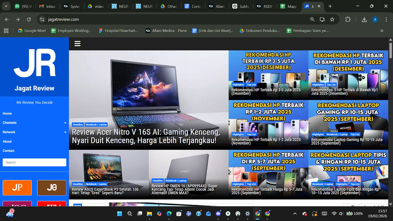 Contoh Blog Terbaik - Jagat Review 