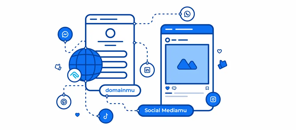 Ilustrasi fitur Free Social Connect